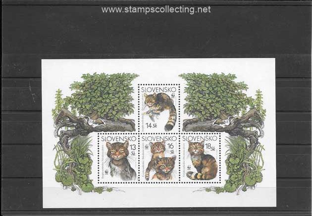 folder wwf de 4 stamps