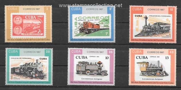 transporte ferroviario Cuba 1987